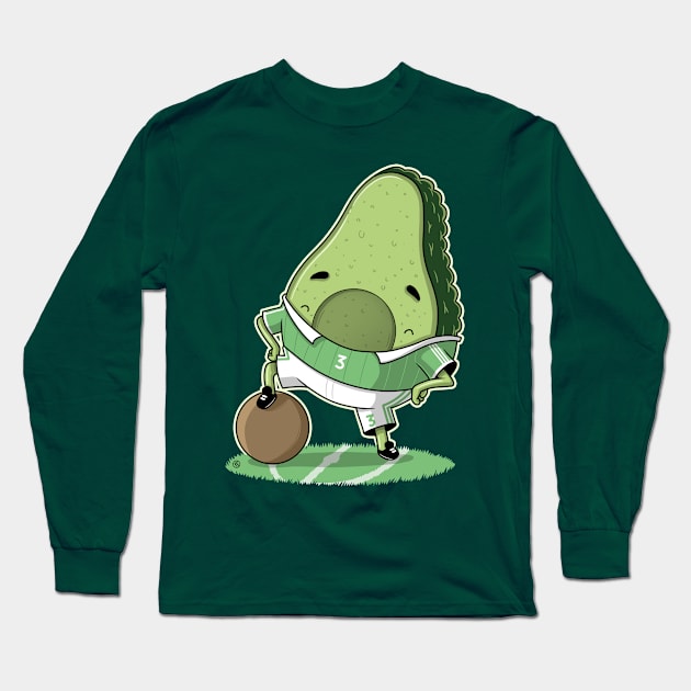 SOCCER AVOCADO Long Sleeve T-Shirt by FernandoSala